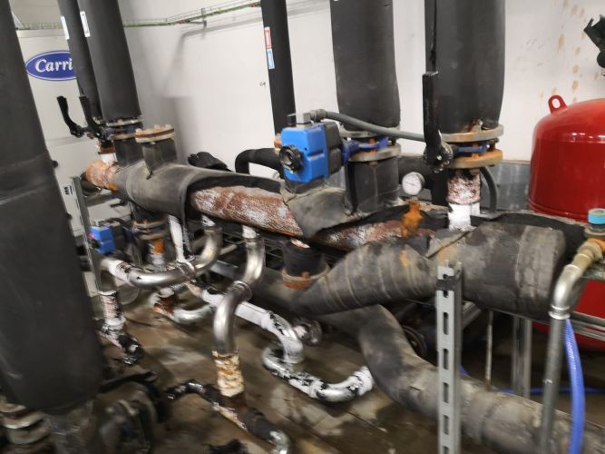 Colector sala máquinas